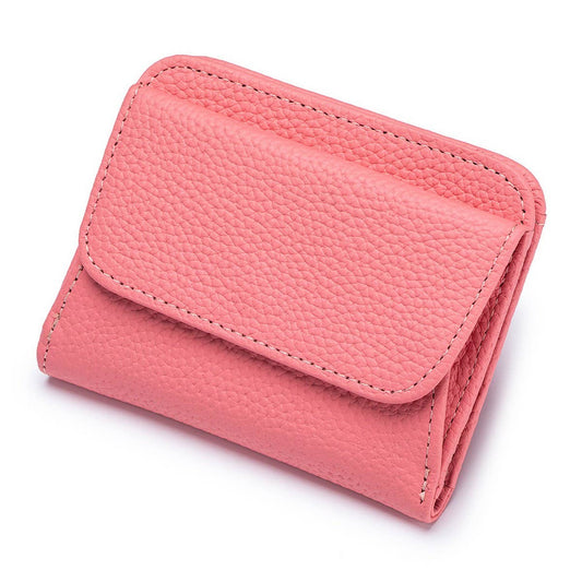 Trendy Soft Leather Short Wallet for Women_CUAB00365