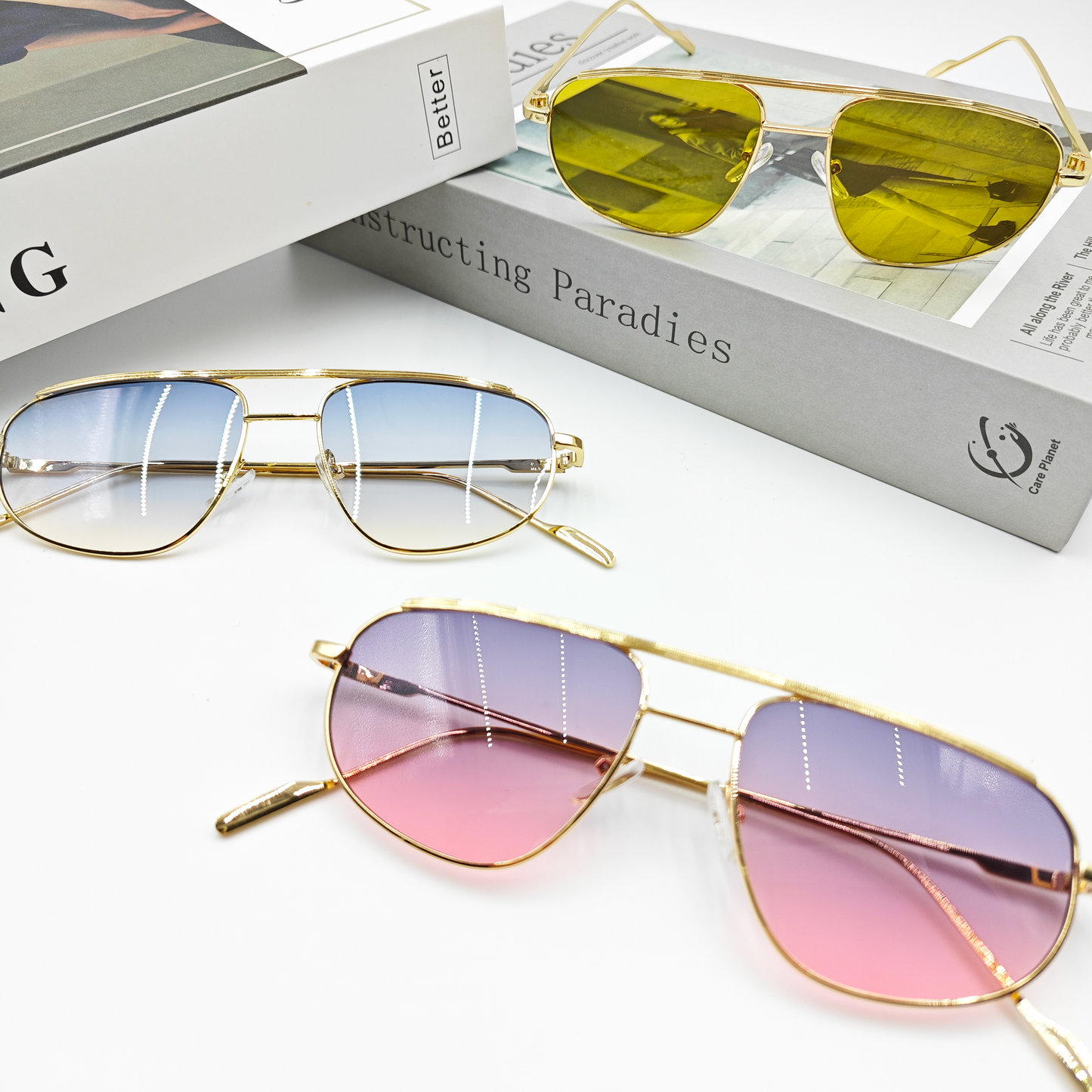 WOMEN FASHION OVAL SUNGLASSES