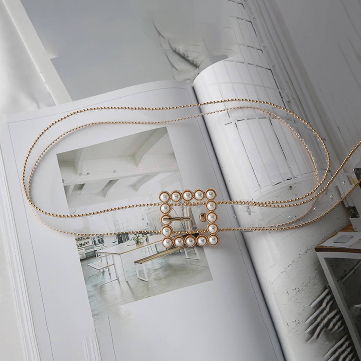 CWABE0960_FASHIONABLE TRANSPARENT DIAMOND BELT