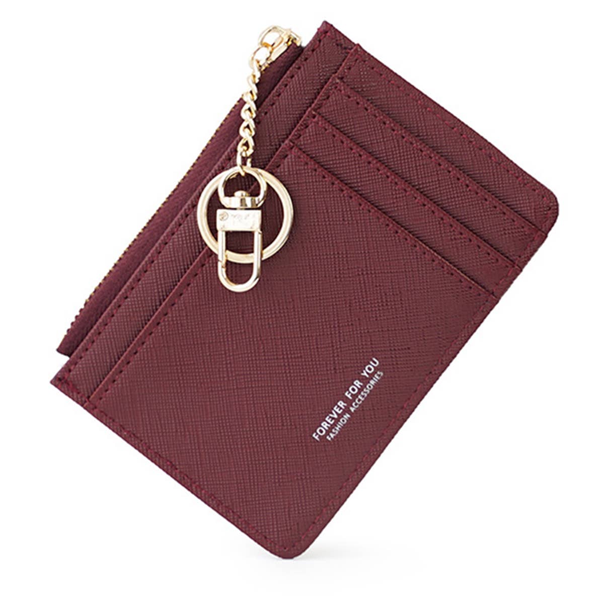 WOMEN PORTABLE SIMPLE CROSS PATTERN WALLET_CWAB1235