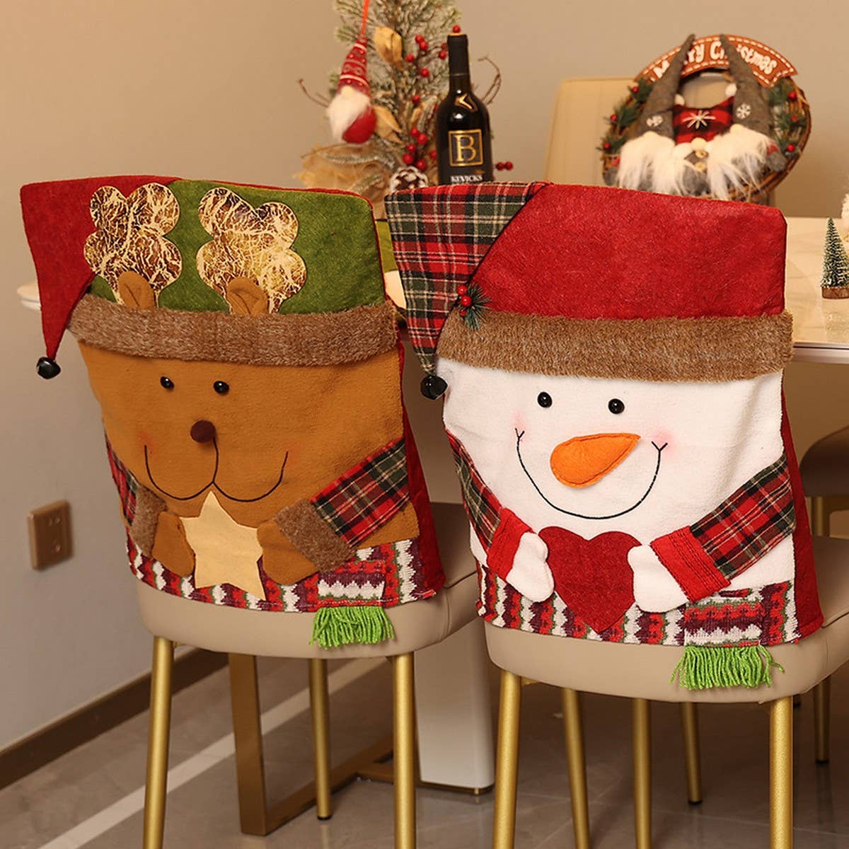 CWMM9405_CHRISTMAS DECORATIVE CHAIR COVER HOME DECOR
