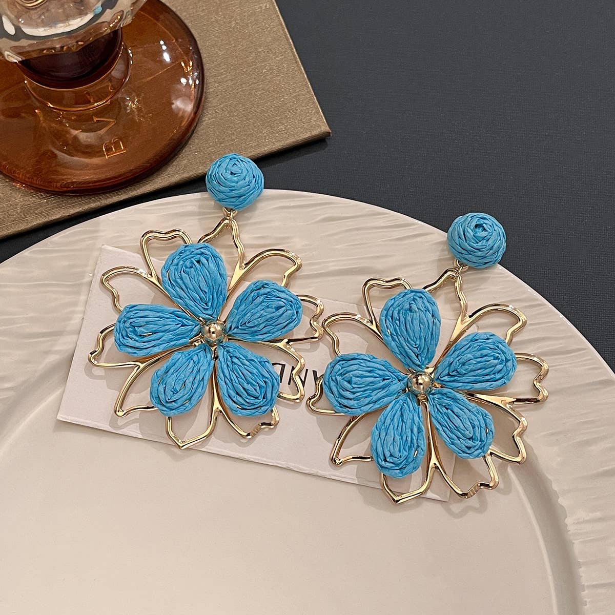 Dopamine vacation-style sweet earrings