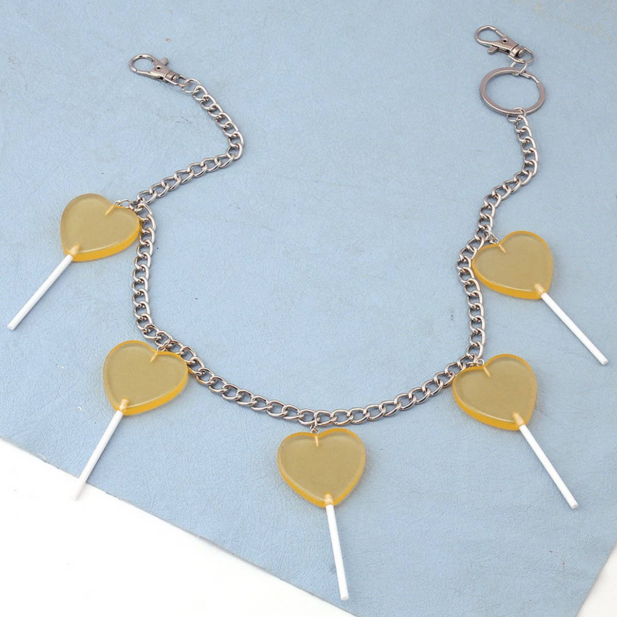 COLORED LOLLIPOP PENDANT PANTS CHAIN