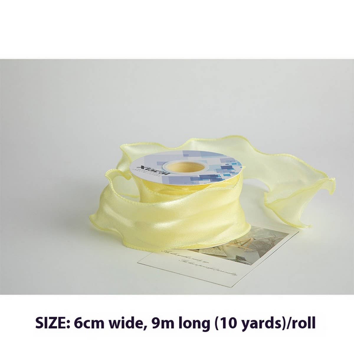 COLORFUL PEARLESCENT EDGE YARN DIY RIBBON