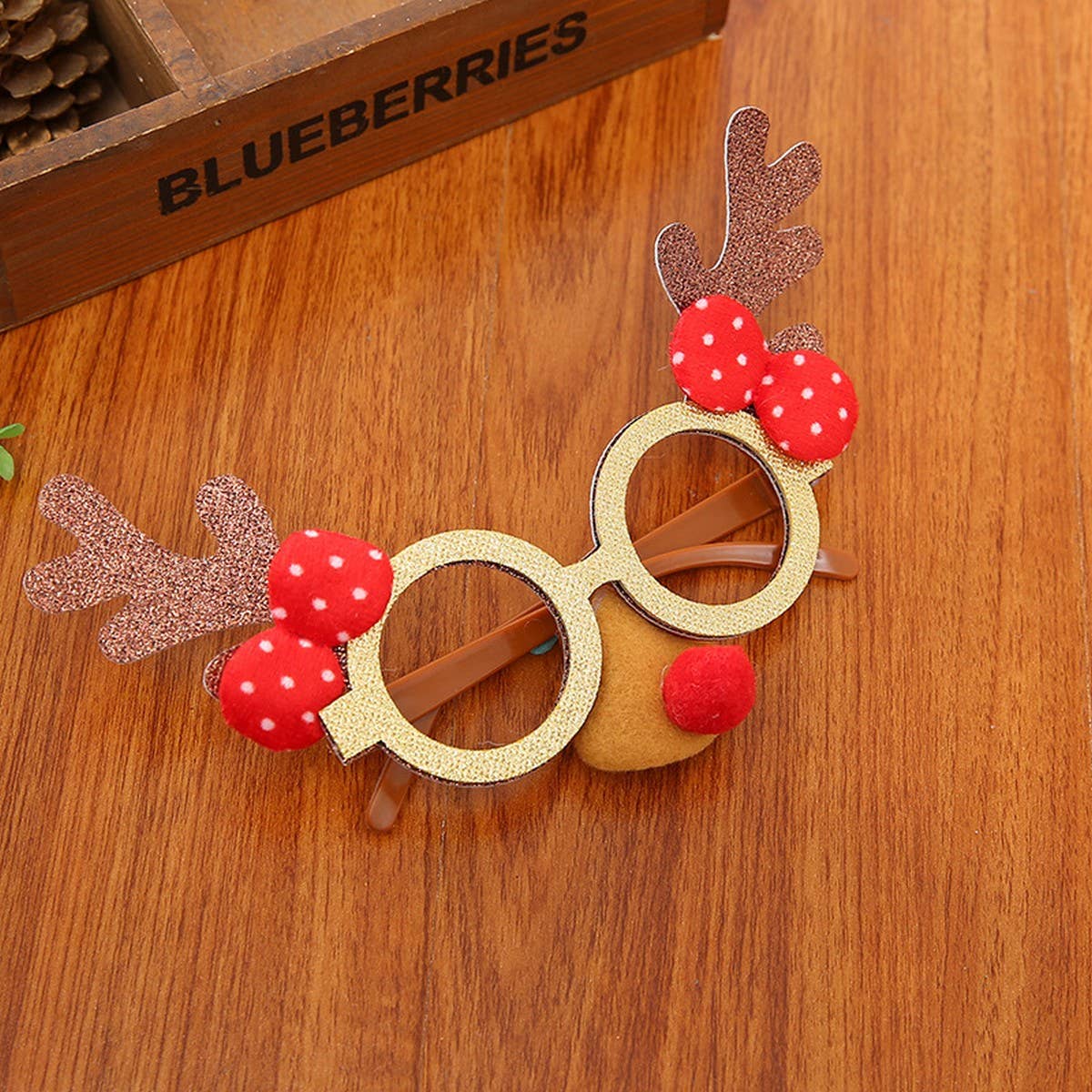 CHRISTMAS CARTOON COLORED GLASSES