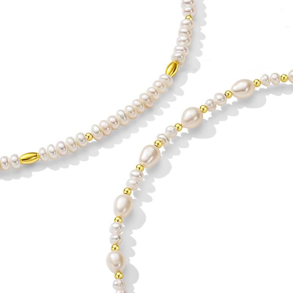 Fashionable double-layered collarbone chain