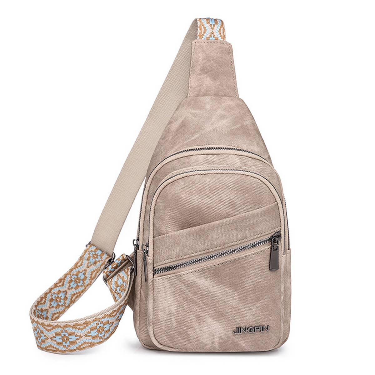 SIMPLE LIGHTWEIGHT SPORTS SHOULDER MESSENGER BAG_CWAB2712