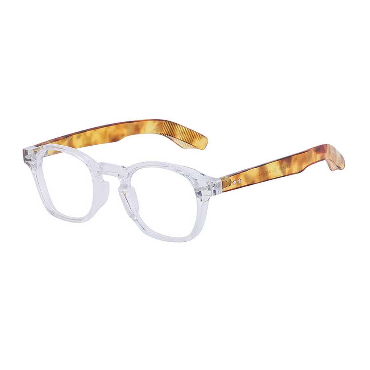 FASHIONABLE PLAIN ROUND FRAME PLAIN GLASSES