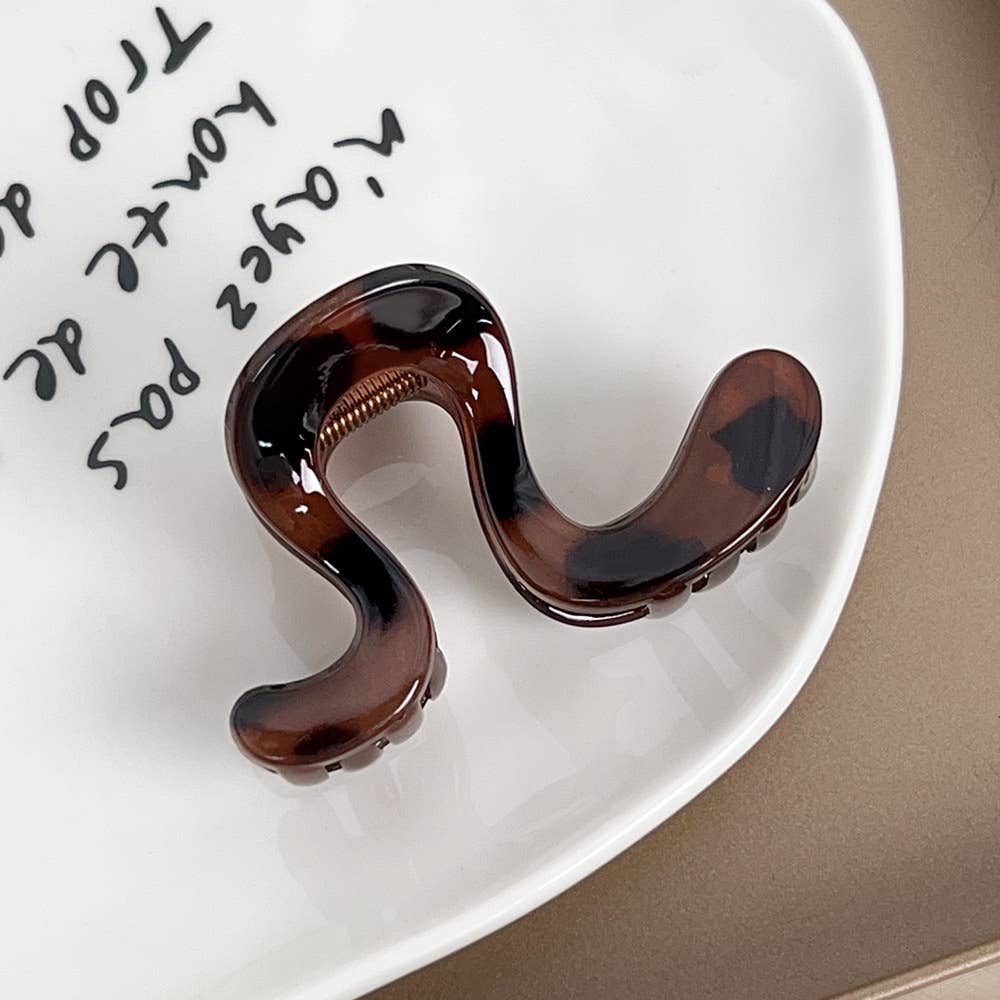 High-end semi-tied simple geometric hair clips