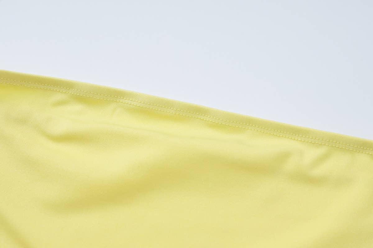 Strapless Ruffle Hem Bodycon Maxi Dress