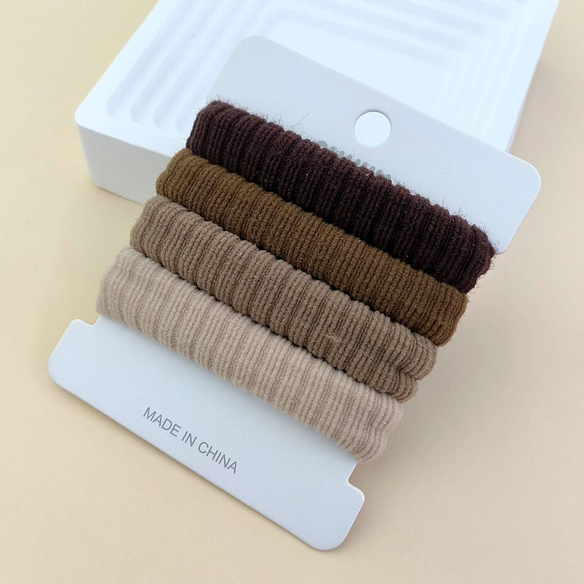 HIGH ELASTICITY SIMPLE PONYTAIL HAIR TIES_CWAHA1131