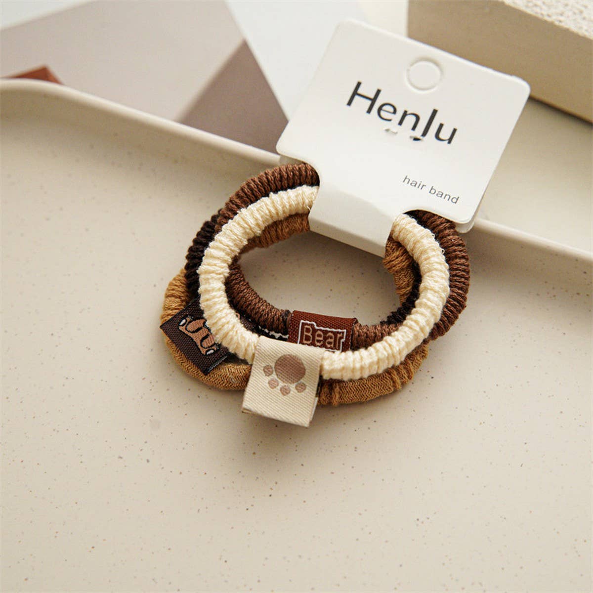 MILK TEA STYLE SIMPLE BASIC HAIR TIES_CWAHA1129