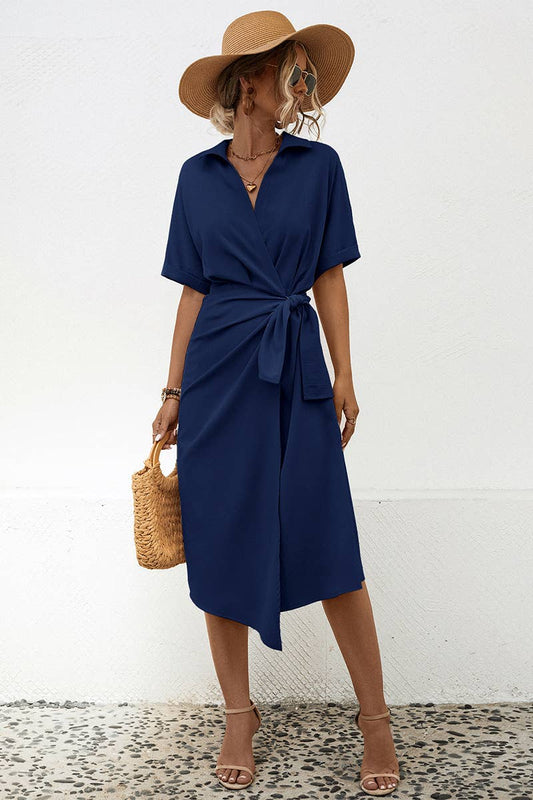 CWDTD0405_NEW SPRING AND SUMMER SHORT SLEEVE DRESS