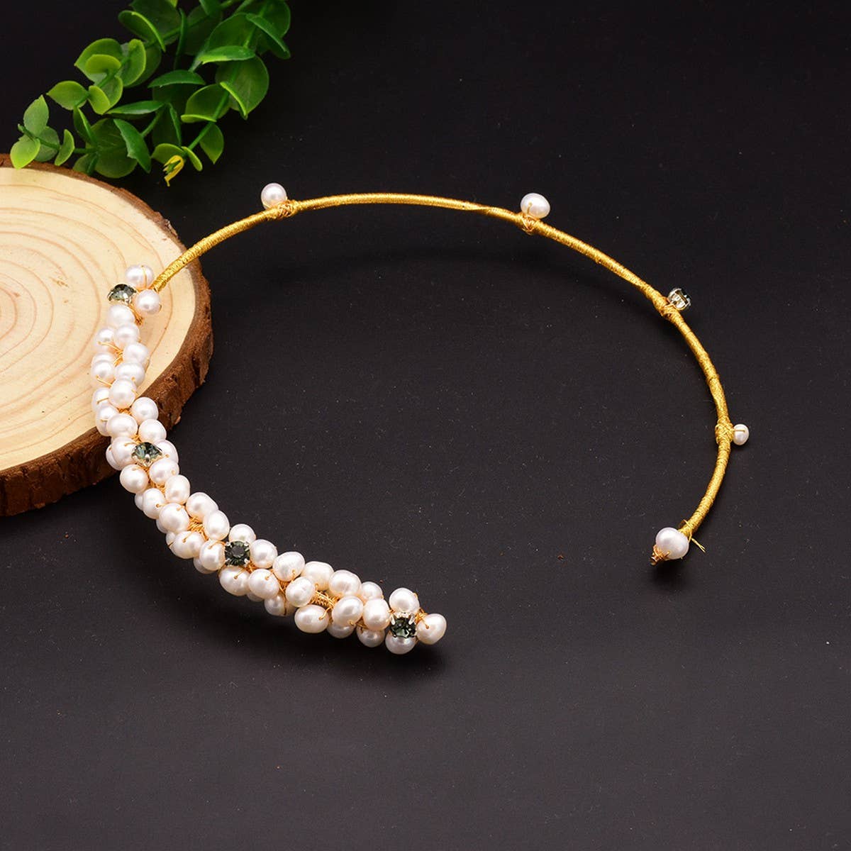 VINTAGE NICHE NATURAL FRESHWATER PEARL NECKLACE
