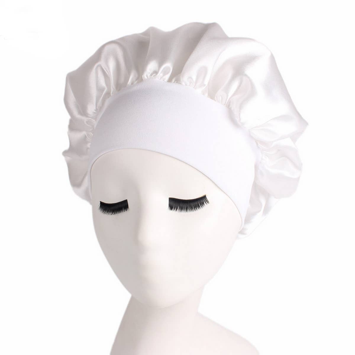 NEW WIDE-BRIMMED NIGHTCAP WITH HEADBAND_CWAH1486