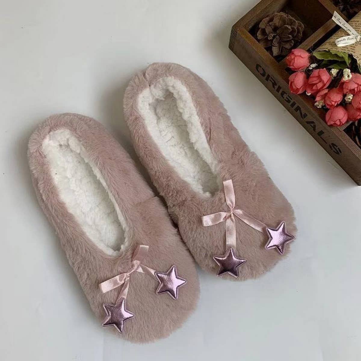 HOME WARM NON-SLIP PLUSH FLOOR SOCKS YOGA SOCKS