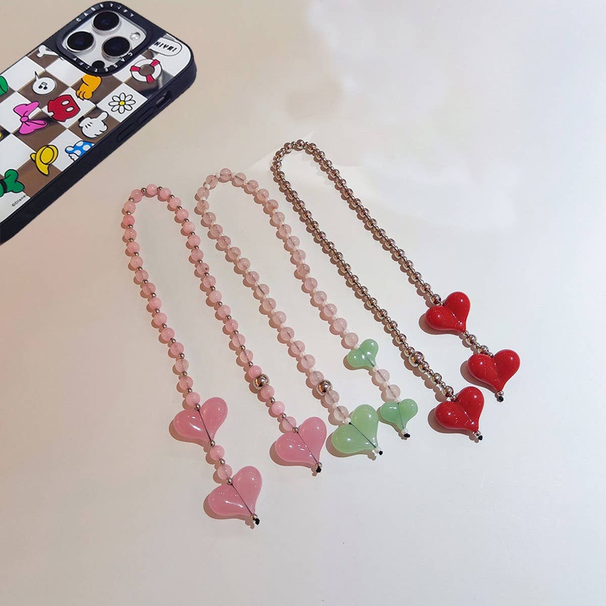 CWMM8692_COLORFUL NICHE FASHION ALL-MATCH LOVE PENDANT