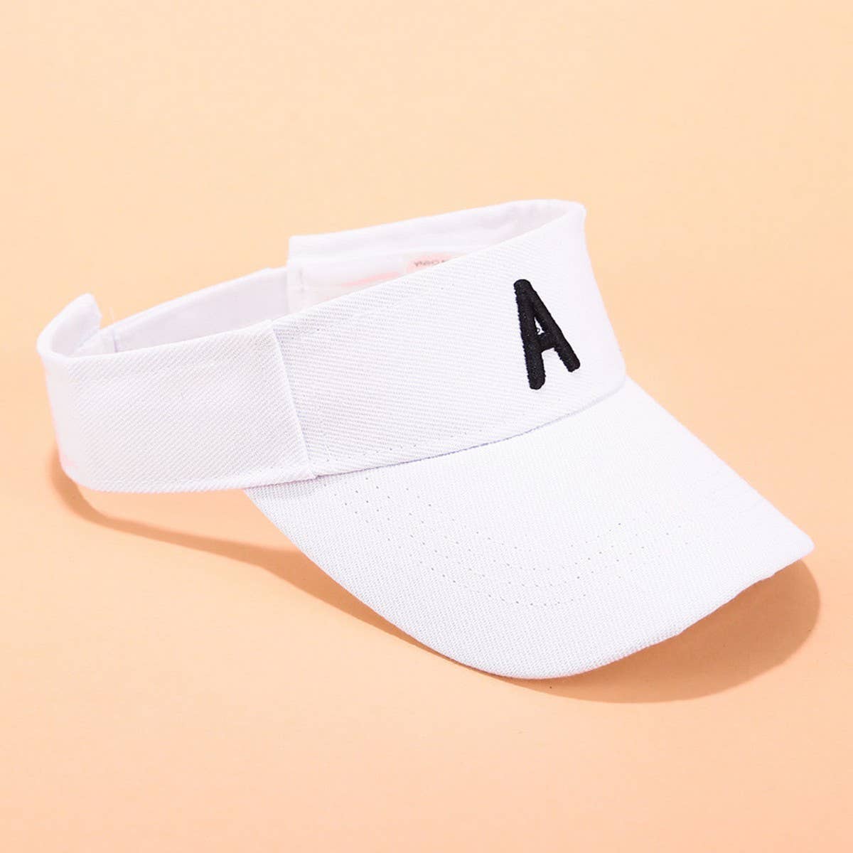 Embroidered Letter Visor Hat - Summer Sunshade Cap_CWAH3284