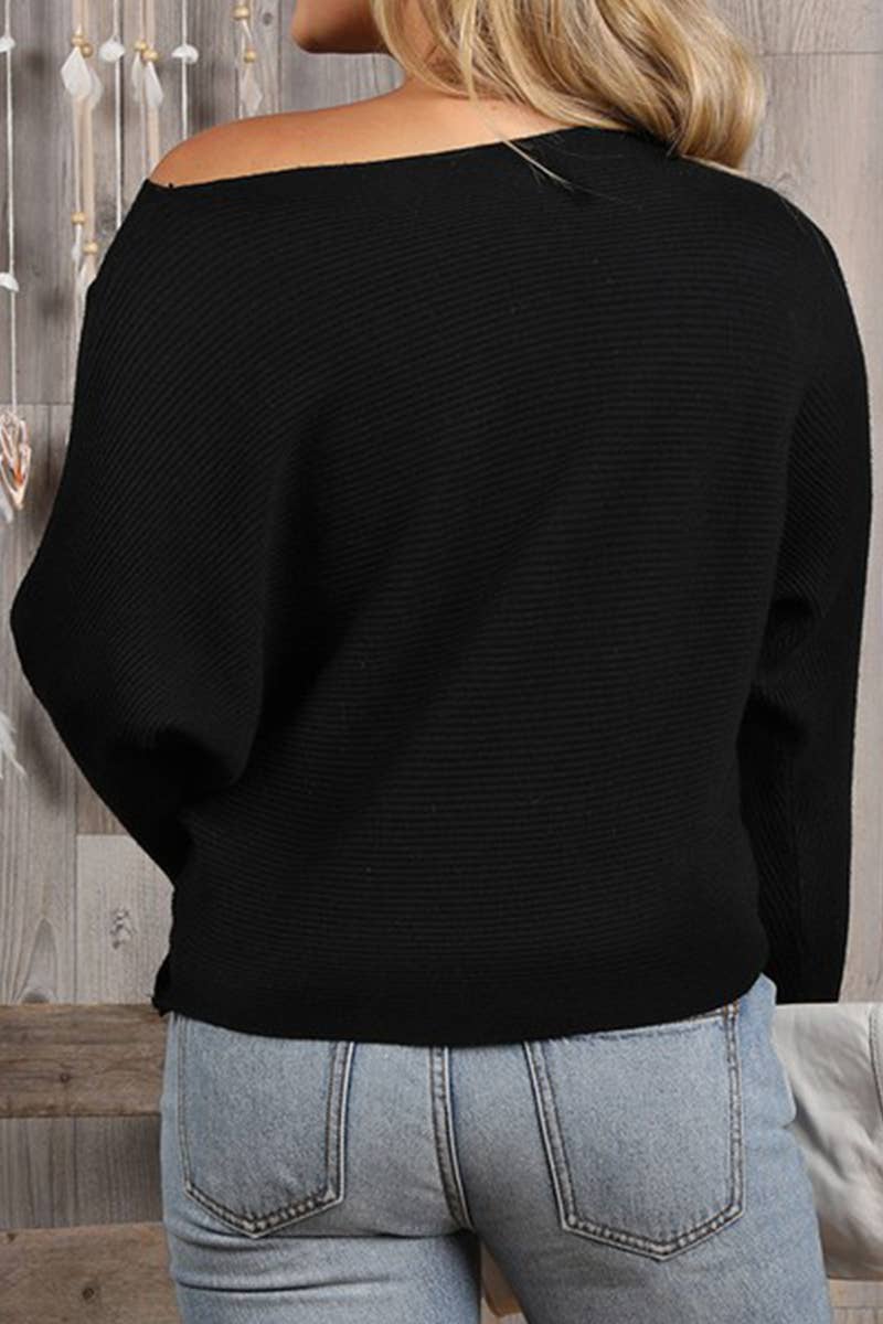 WOMEN FASHION LONG SLEEVED KNIT SHIRT_CWOSWL1831