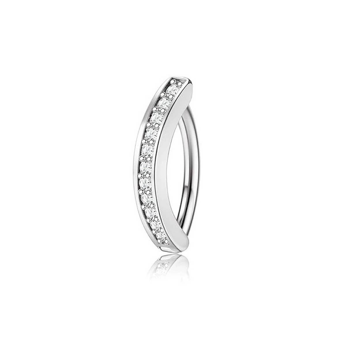 Butterfly CZ Belly Button Ring ??Body Piercing_CWMM9178