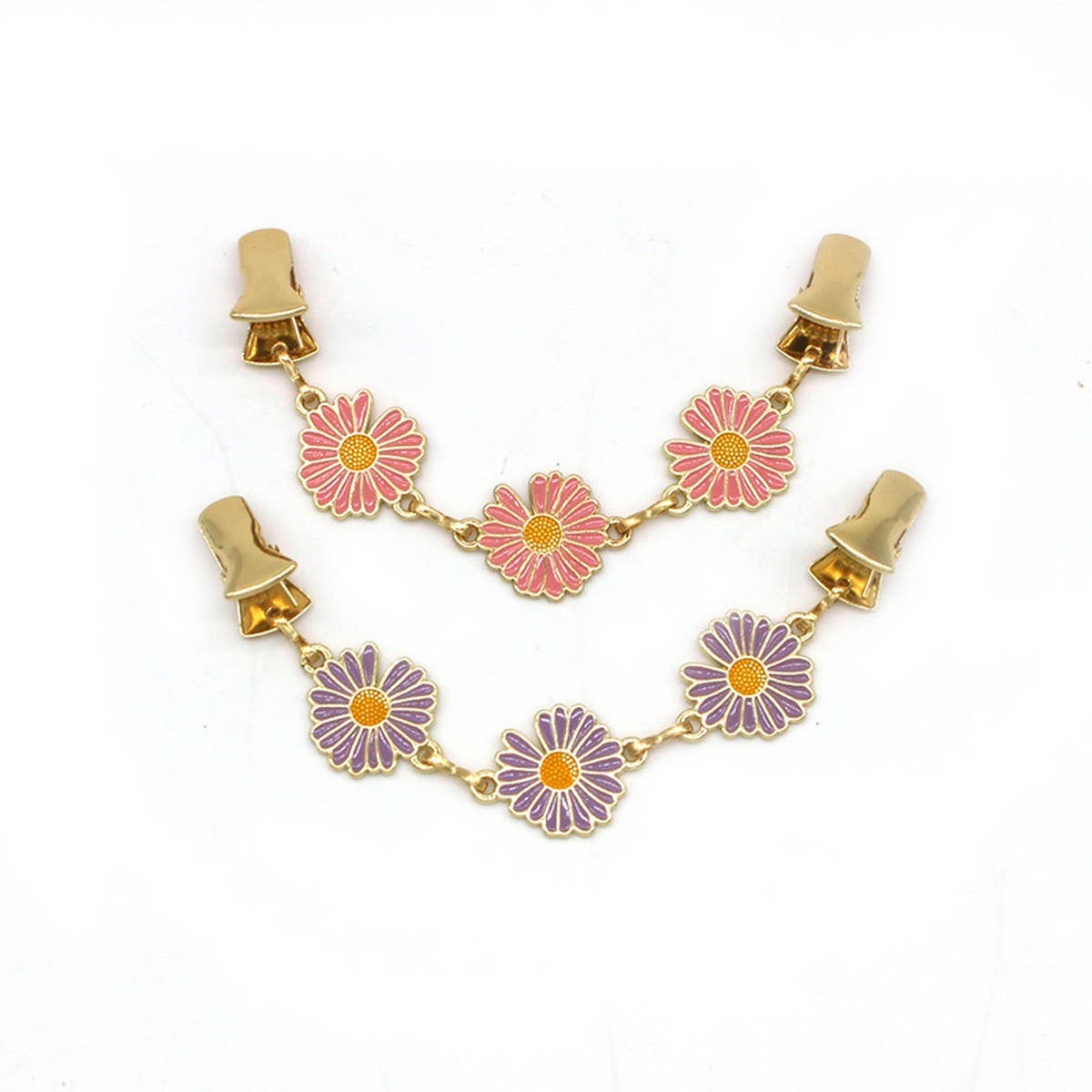 HOT SALE CREATIVE ALLOY DAISY SHAWL CLIP