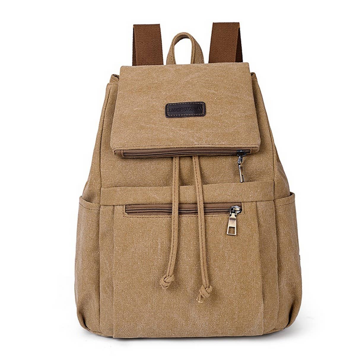 SIMPLE VERSATILE BACK-TO-SCHOOL CANVAS BACKPACK_CWAB2202