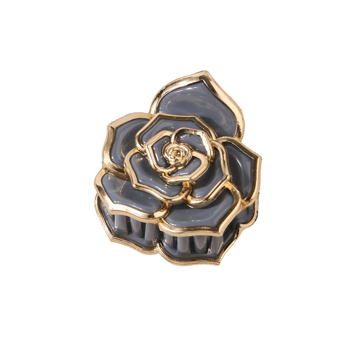 Sweet Rose Flower Hair Claw ? Small & Elegant