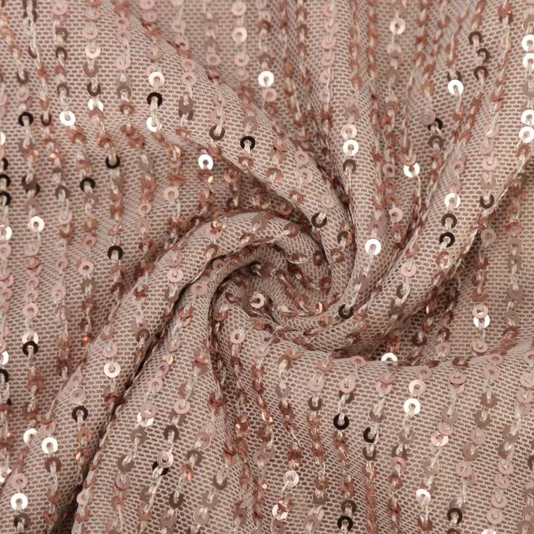 V-neck solid sequined short-sleeved blouse