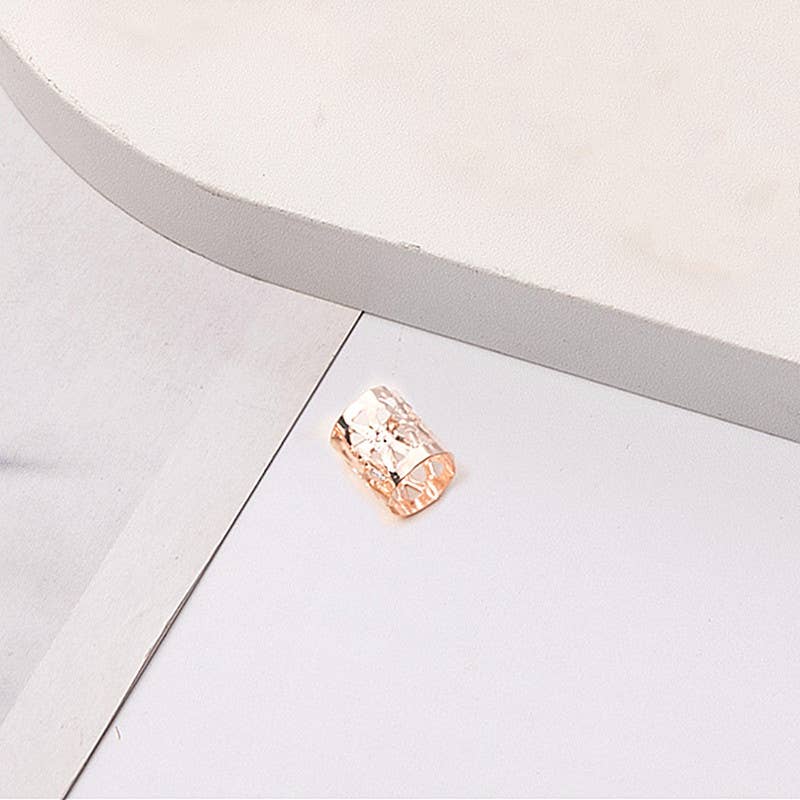 Dreadlocks accessories Hollow iron ring ornaments