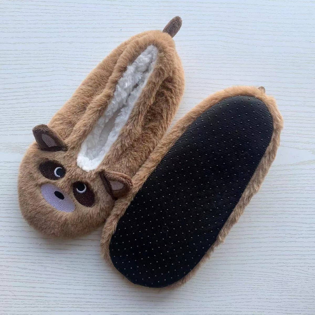 CUTE SOFT-SOLED PLUSH HOUSE SHOES FLOOR SHOES