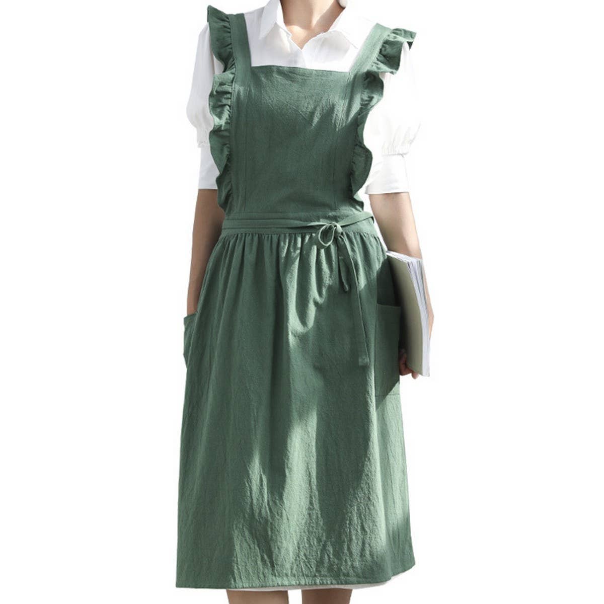 CWMM1834_Stylish Cotton Household Kitchen Apron