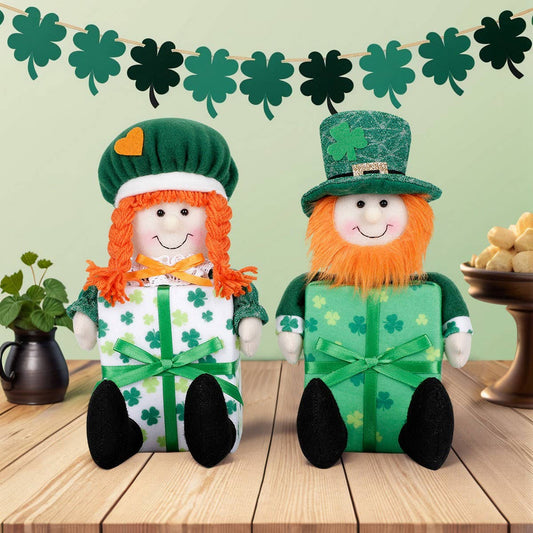 ST. PATRICK'S DAY GREEN LEAF FESTIVAL DOLLORNAMENTS_CWMM3447