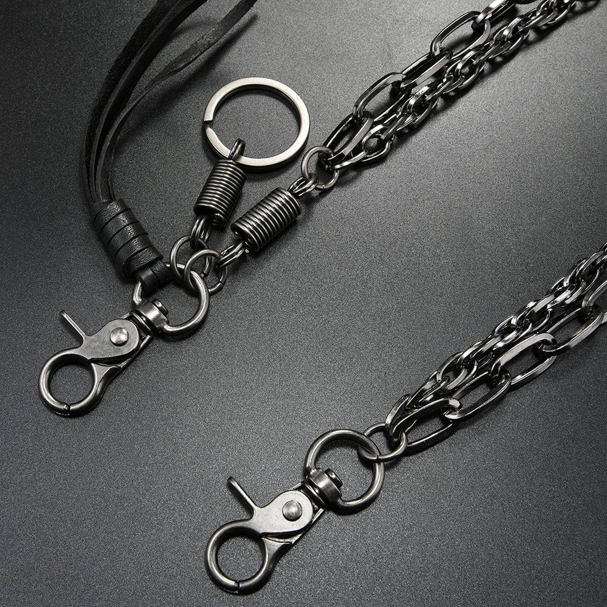 PUNK STYLE MULTI-LAYERED CHAIN JEANS CHAIN_CWMM4874