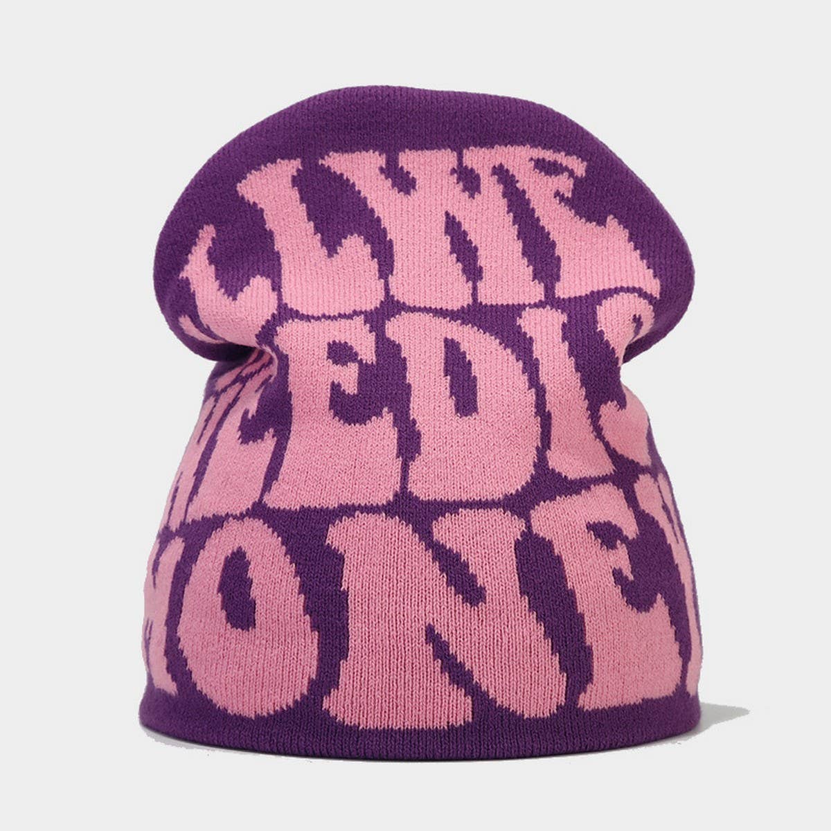 JACQUARD LETTER PERSONALIZED FASHION KNITTED HAT_CWAH2131