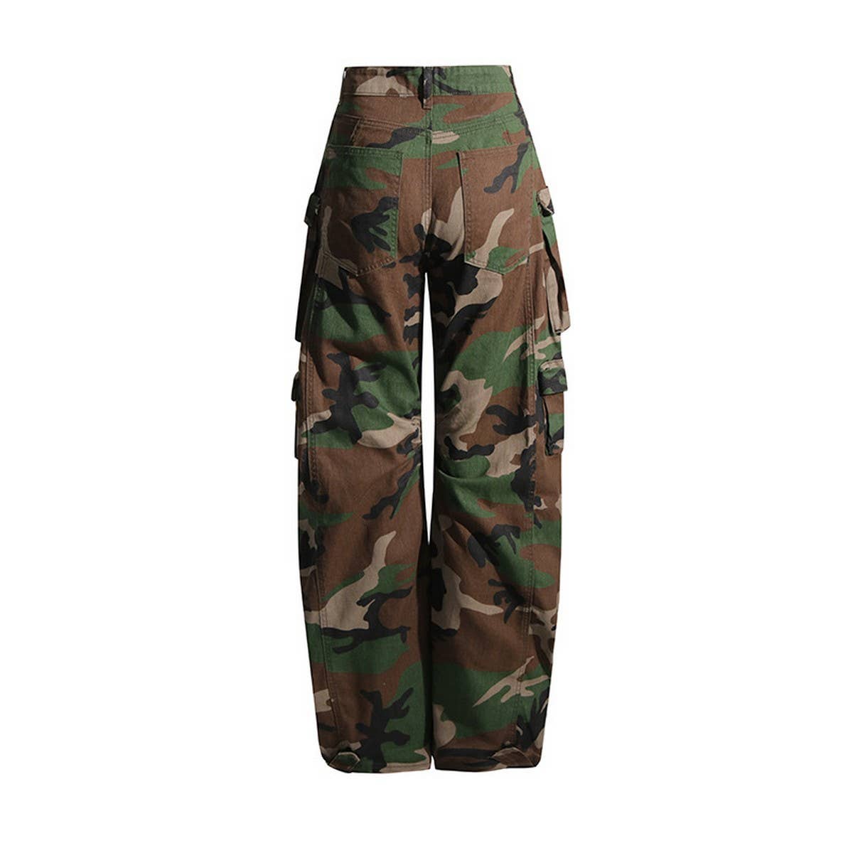 HIP HOP STYLE MULTI POCKET CAMOUFLAGE JEANS