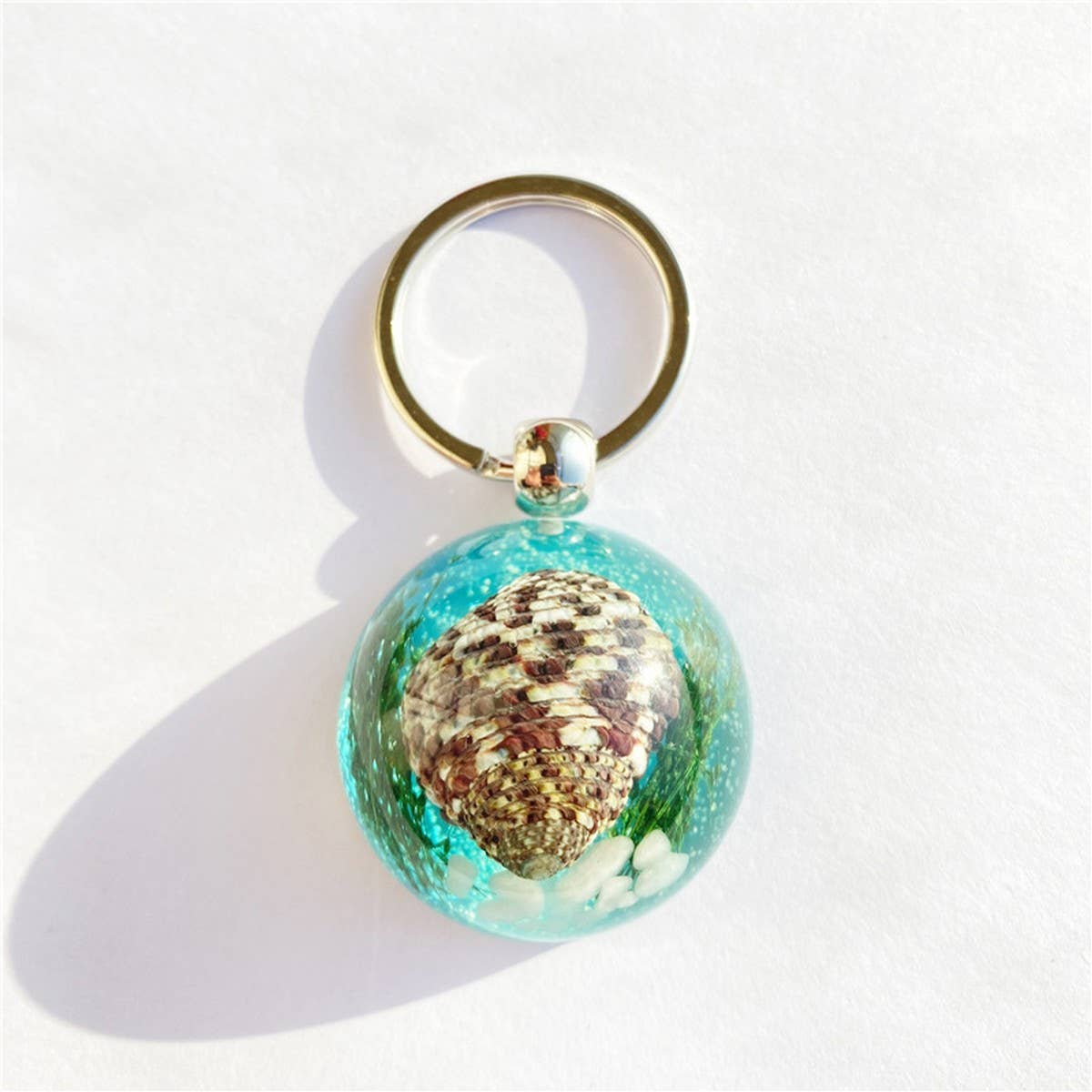 NEW CREATIVE CONCH CAR KEYCHAIN PENDANT