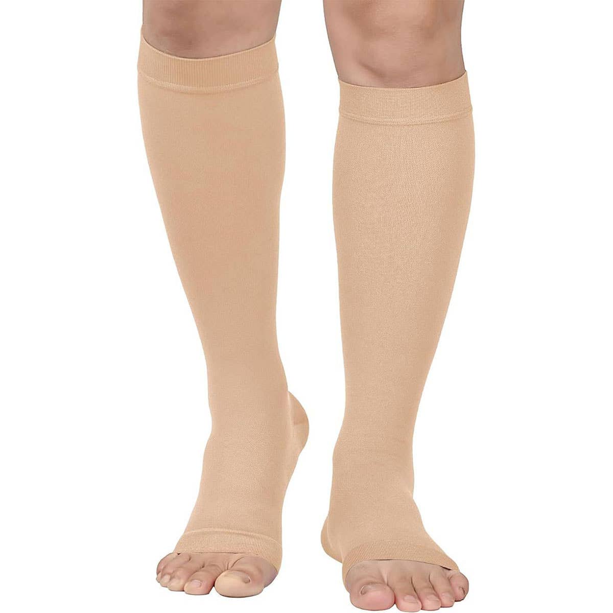 WOMEN'S OUTDOOR OPEN TOE COMPRESSION SOCKS