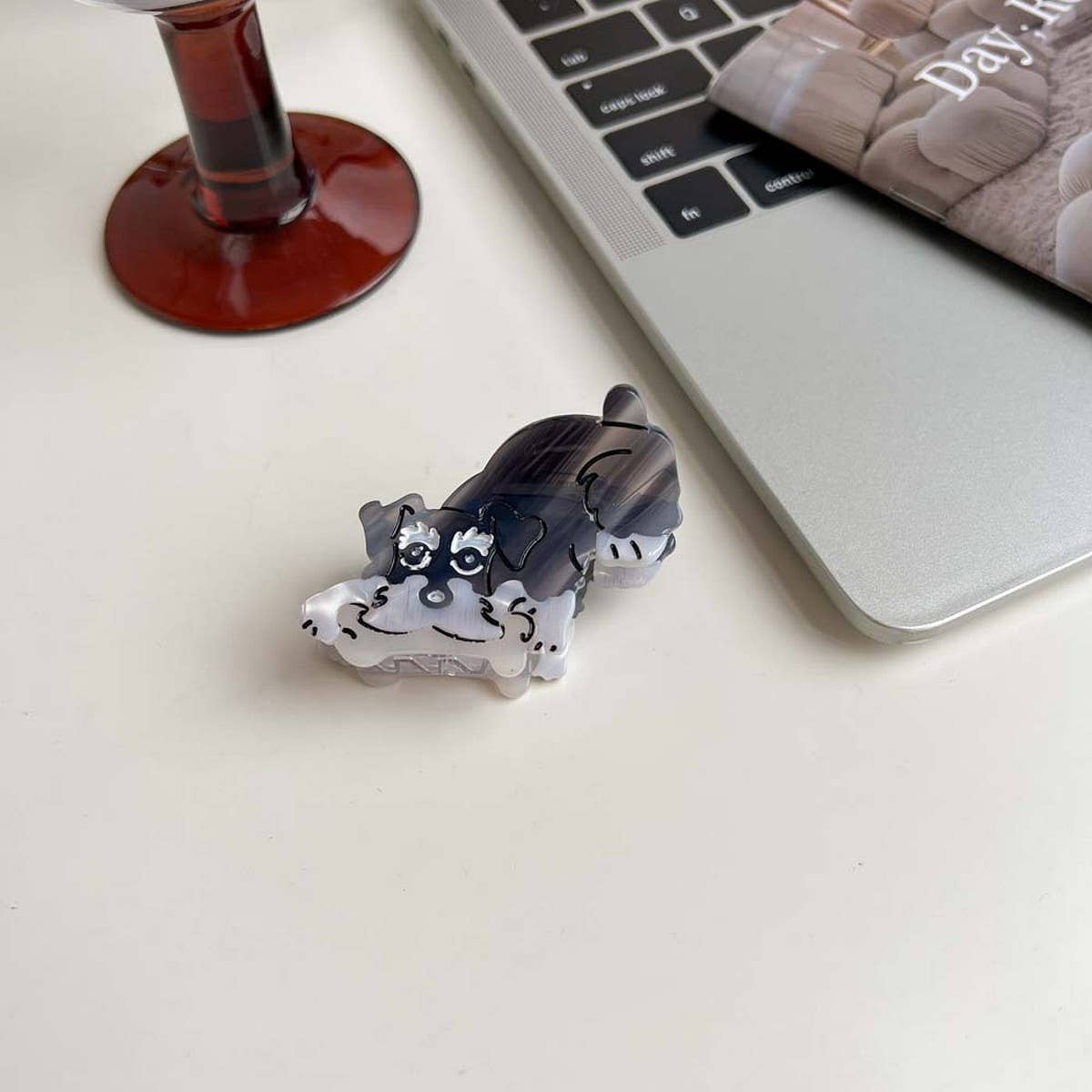 Cartoon Dog Acetate Hair Claw Clip for Girls_CWAHA5780