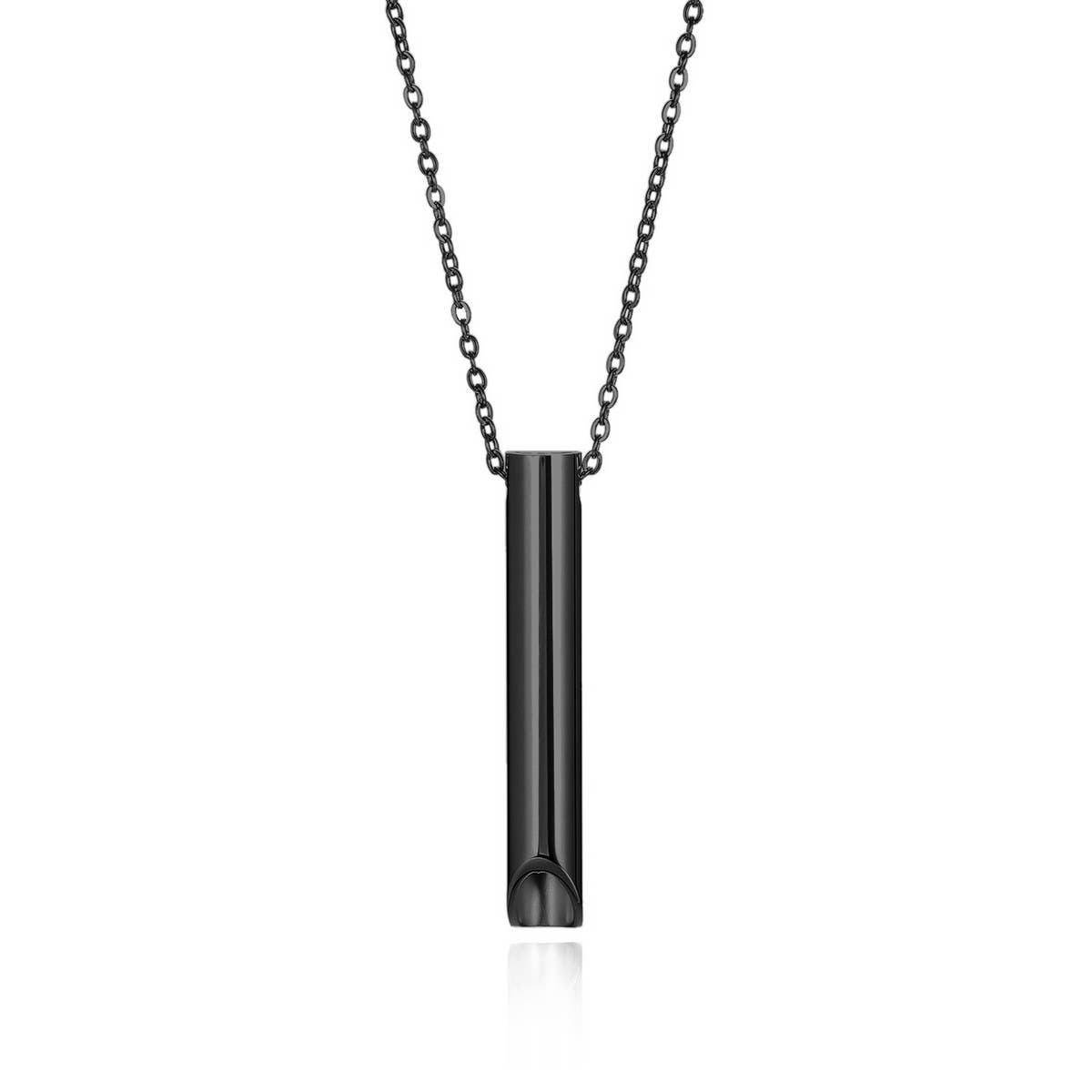 CWAJE2558_STAINLESS STEEL BREATH WHISTLE NECKLACE