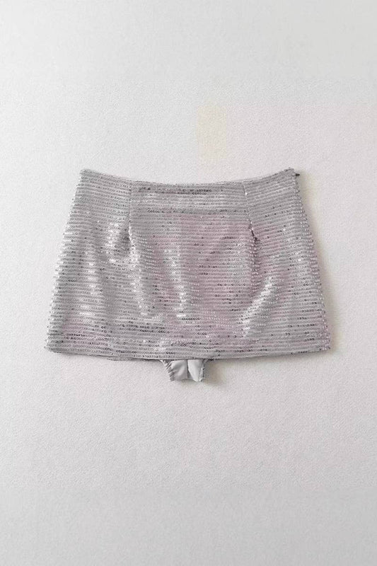 CWBMS0452_SEXY SEQUIN BODYCON SKIRT WITH SIDE SLIT