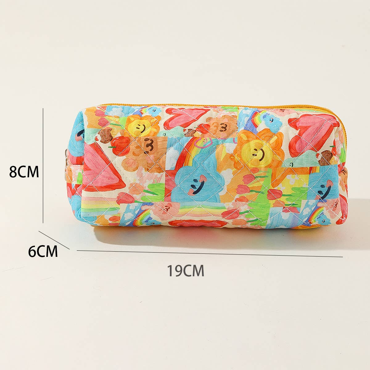 STRIPED POLKA-DOT PORTABLE CUTE COSMETIC BAG_CWAB1043