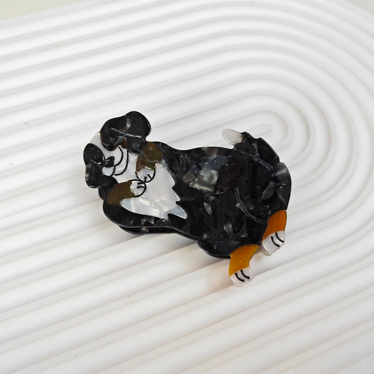 Cartoon Corgi Hair Claw Clip, Acetate Material_CWAHA6433