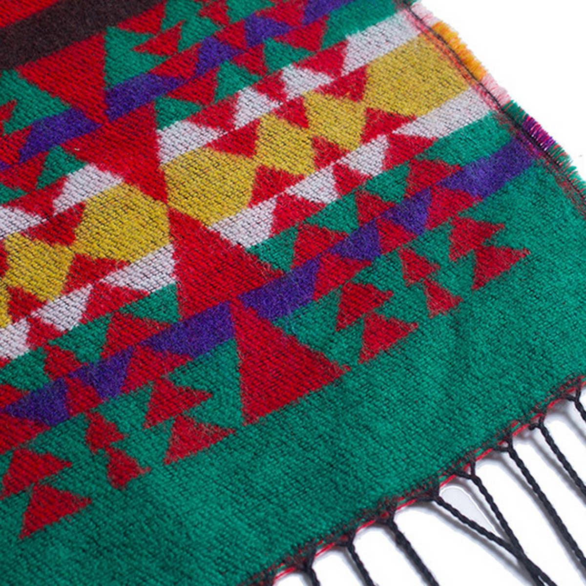 HORN BUTTON BOHEMIAN HOODED CAPE SHAWL