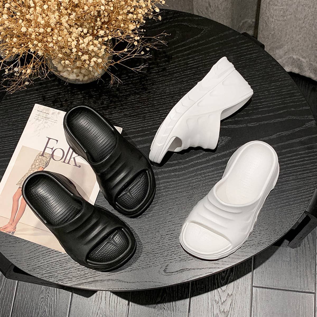 CASUAL 10CM THICK-SOLED SOFT-SOLED SANDALS_CWSHS0695