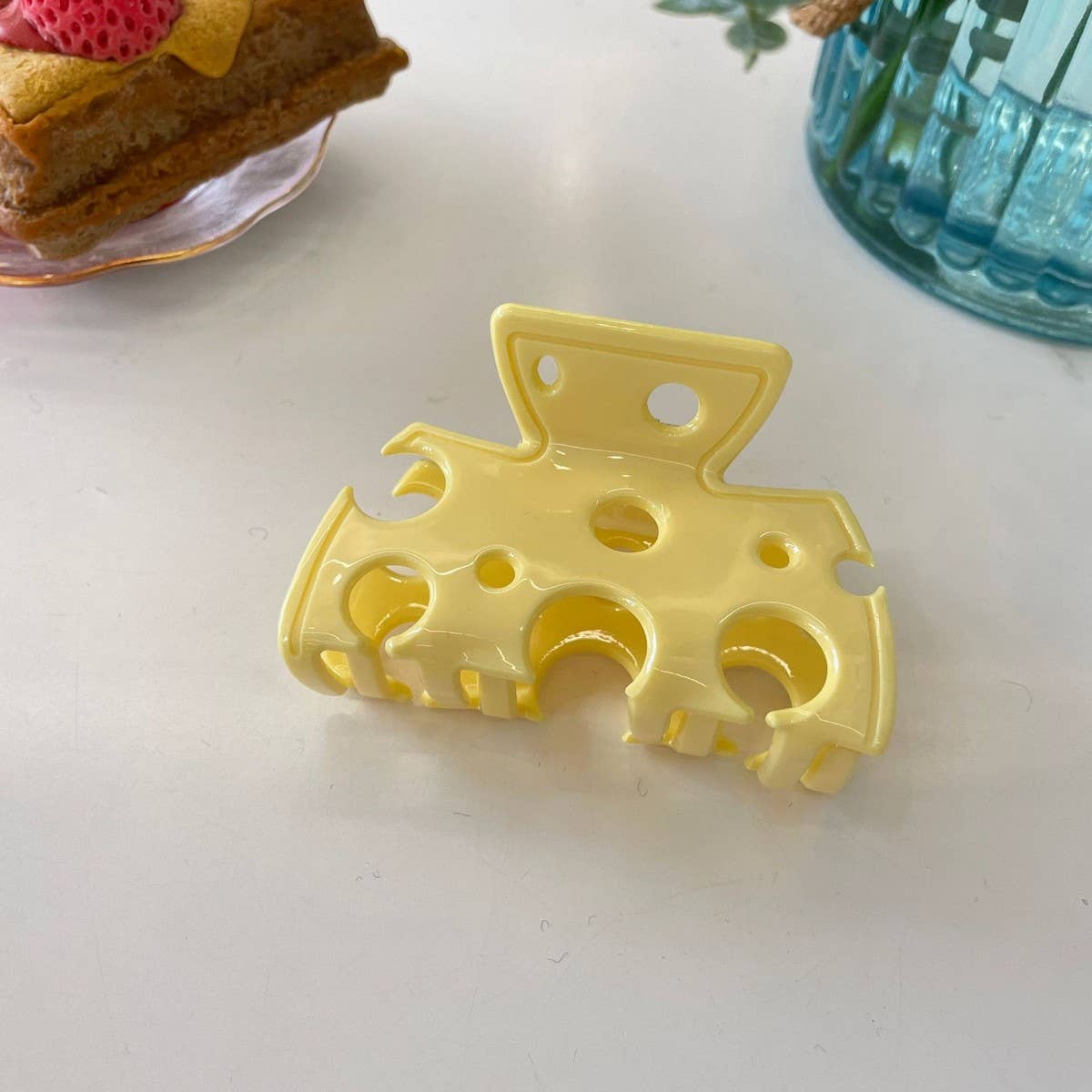 CWAHA4454_CUTE PUDDING HAIRPIN CHEESE CARTOON HAIRPIN