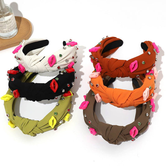 2024 NEW KNOTTED DIAMOND WIDE-RIM HEADBAND_CWAHA2831