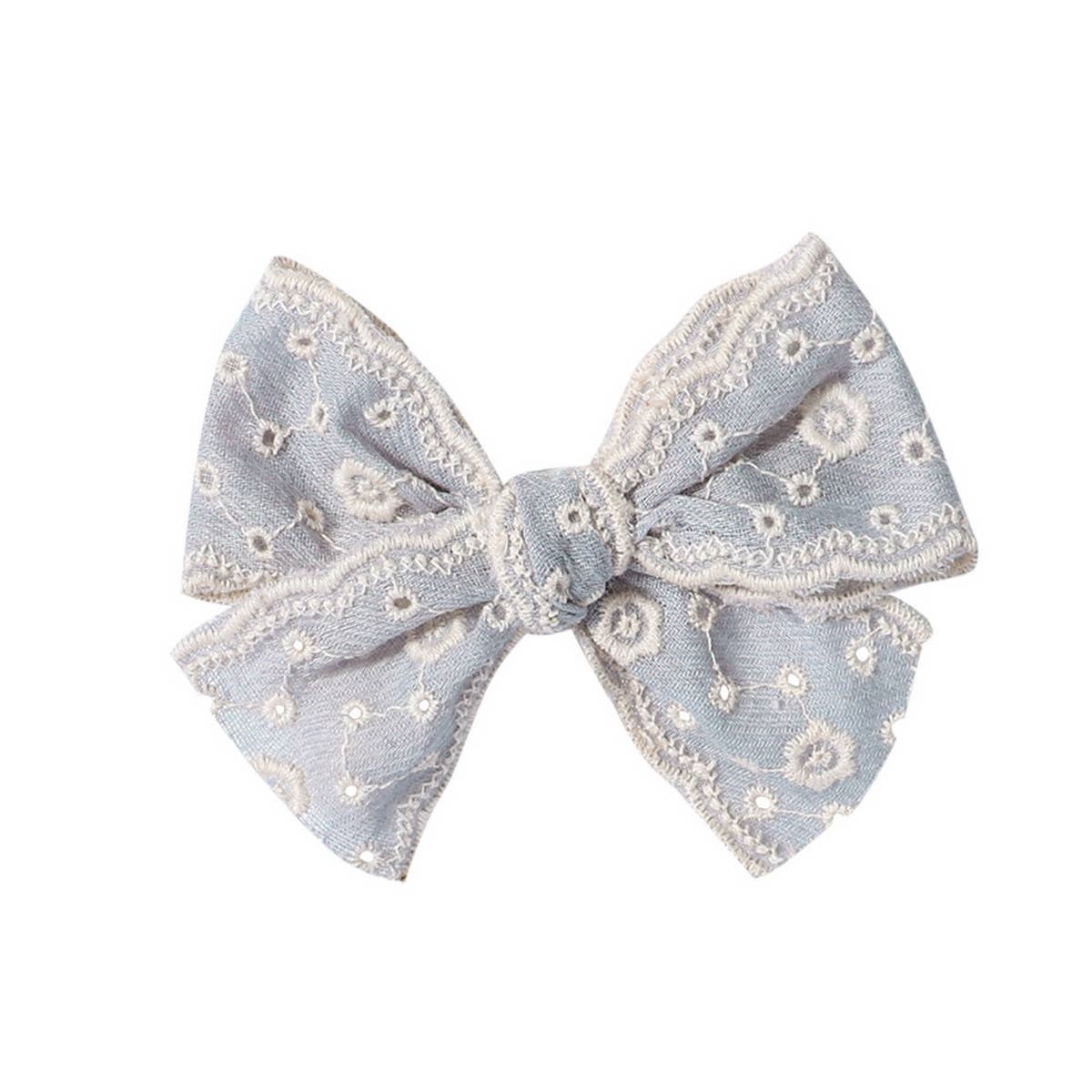 2024 NEW CHILDREN'S SOLID COLOR LACE BOW HAIRPIN_CWAHA2397