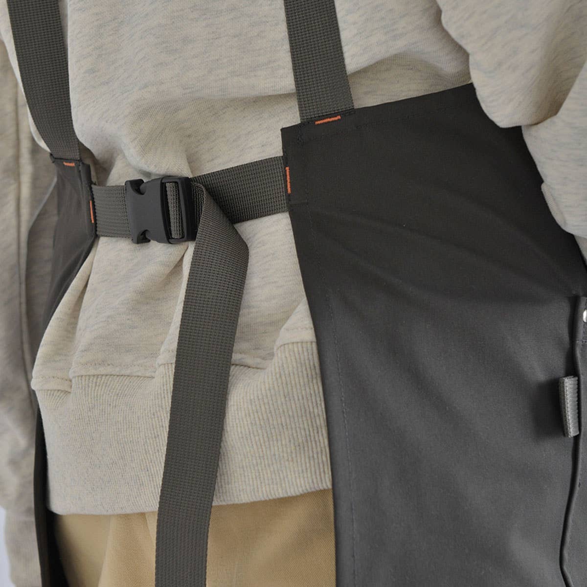 Cafe Restaurant Canvas Apron with pockets_CWMM3294