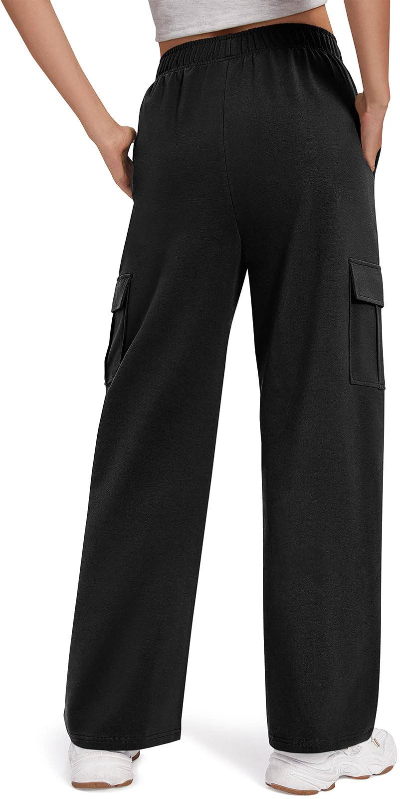 CASUAL JOGGING ELASTICATED WAIST WIDE LEG PANTS