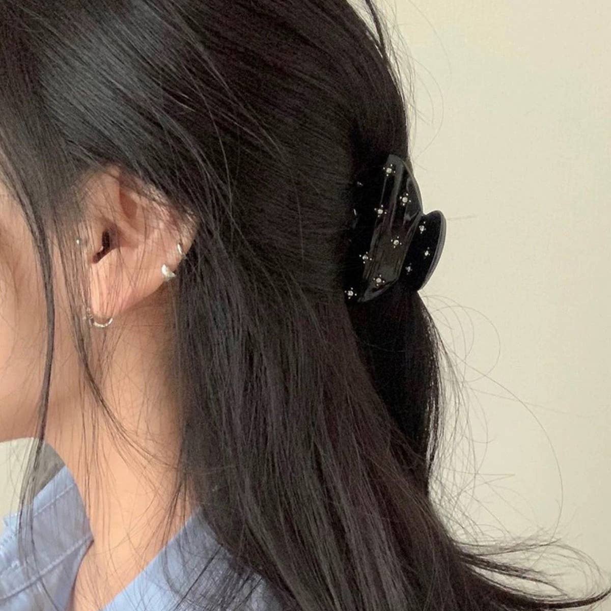 Elegant Mini Claw Clip ? Star Design Hair Grip